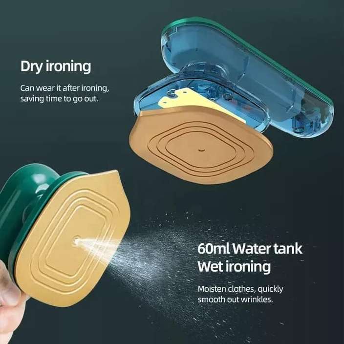 Portable Mini Travel Iron with Spray