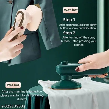 Portable Mini Travel Iron with Spray