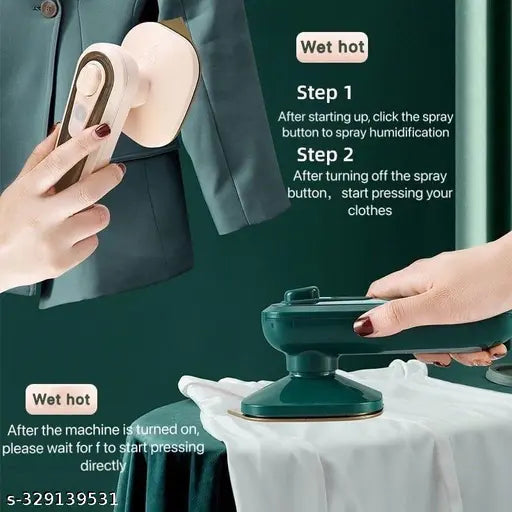 Portable Mini Travel Iron with Spray